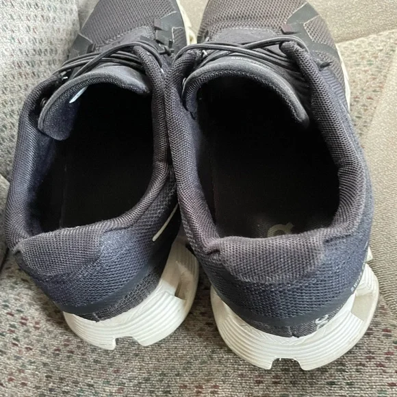 On Running Black and White Athletic Shoes - Picture 3 of 8